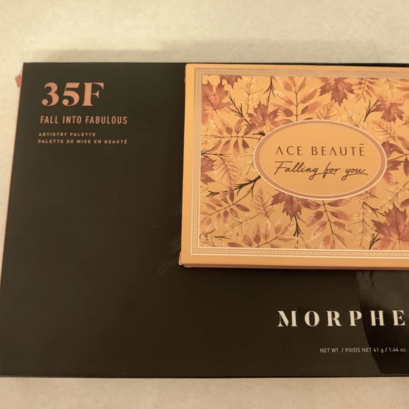 Morphe 35F Fall Into Fabulous Eyeshadow Palette And Ace Beaute Fall Pallet - Picture 1 of 12